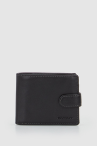 RFID Leather Tab Wallet