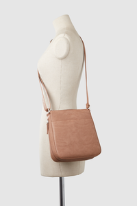 Zip Expandable Crossbody Bag
