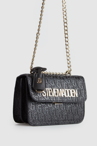 Coal Flap Crossbody Bag