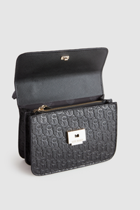 Coal Flap Crossbody Bag