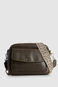 Pia Leather Crossbody Bag