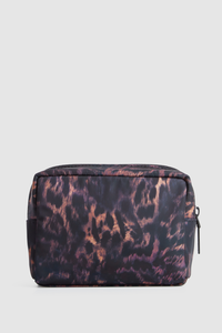 Leopard Nylon Cosmetic Pouch