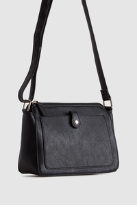 Tab Pocket Crossbody Bag