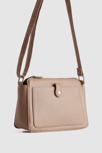 Tab Pocket Crossbody Bag