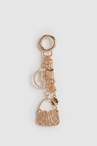 Gold Handbag Charm