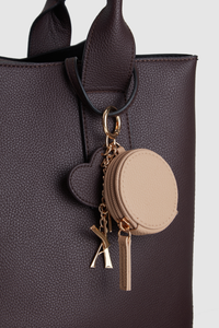 Zip Pouch Handbag Charm