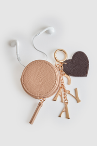Zip Pouch Handbag Charm