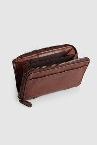 Leather Medium Tab Wallet