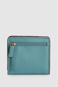 Maya Leather Press Stud CC Wallet