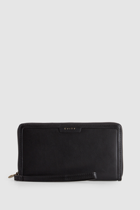Bria Leather Zip Large Wallet