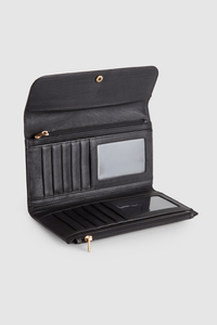 Millie Leather Slim Clutch