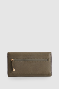 Millie Leather Slim Clutch