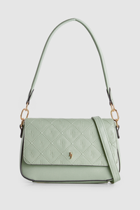 Embossed Shoulder Bag