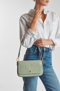 Embossed Shoulder Bag
