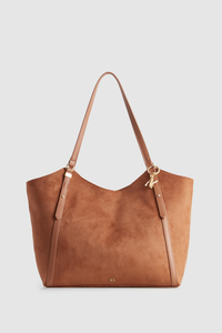 Iris Vegan Suede Tote Bag