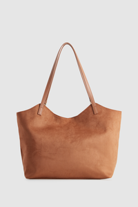Iris Vegan Suede Tote Bag