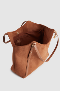 Iris Vegan Suede Tote Bag