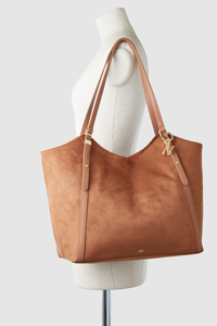 Iris Vegan Suede Tote Bag