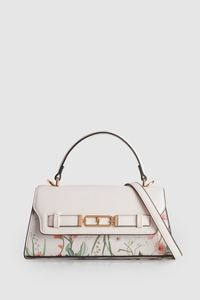 Floral Top Handle Bag