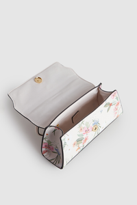 Floral Top Handle Bag
