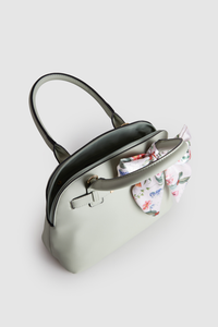 Floral Scarf Dome Bag