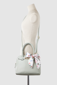 Floral Scarf Dome Bag
