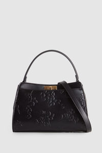 Posy Embossed Mini Tote Bag