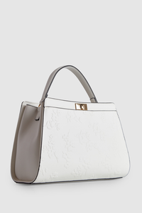 Posy Embossed Tote Bag