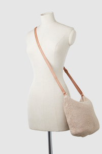 Rayon Crochet Crossbody Bag