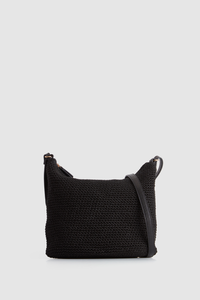 Rayon Crochet Crossbody Bag