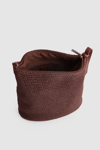 Rayon Crochet Crossbody Bag