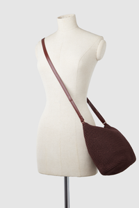 Rayon Crochet Crossbody Bag
