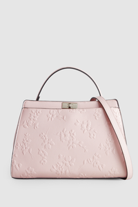 Posy Embossed Tote Bag