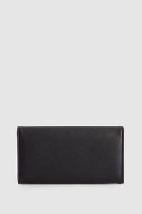 Gold Tab Large Clutch Wallet