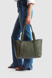 Grace Leather Tote Bag