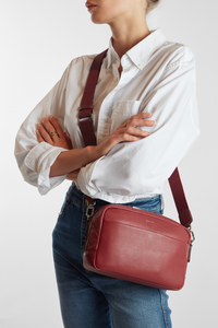 Grace Leather Crossbody Bag