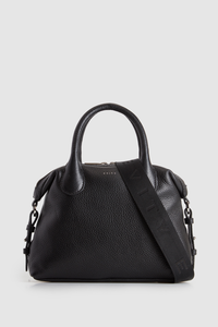 Grace Leather Midi Tote Bag