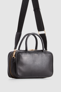 Charli Leather Bowling Bag
