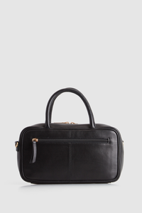 Charli Leather Bowling Bag