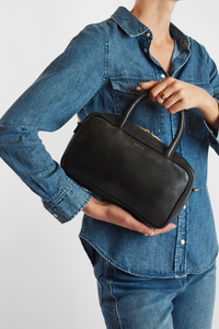 Charli Leather Bowling Bag