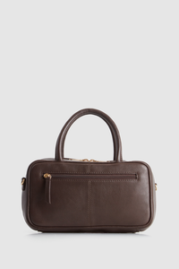 Charli Leather Bowling Bag