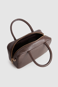 Charli Leather Bowling Bag
