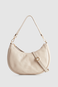 Margo Leather Crescent Hobo Bag