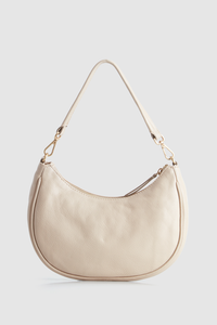Margo Leather Crescent Hobo Bag