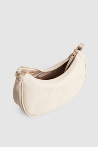 Margo Leather Crescent Hobo Bag