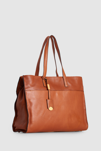 Margo Leather Laptop Tote Bag
