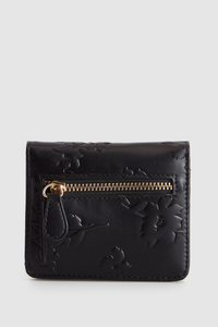 Embossed Press Stud Wallet