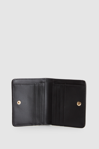 Embossed Press Stud Wallet