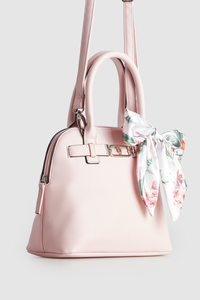 Floral Scarf Dome Bag