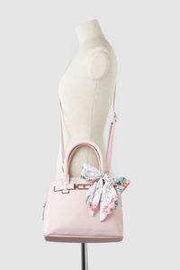 Floral Scarf Dome Bag
